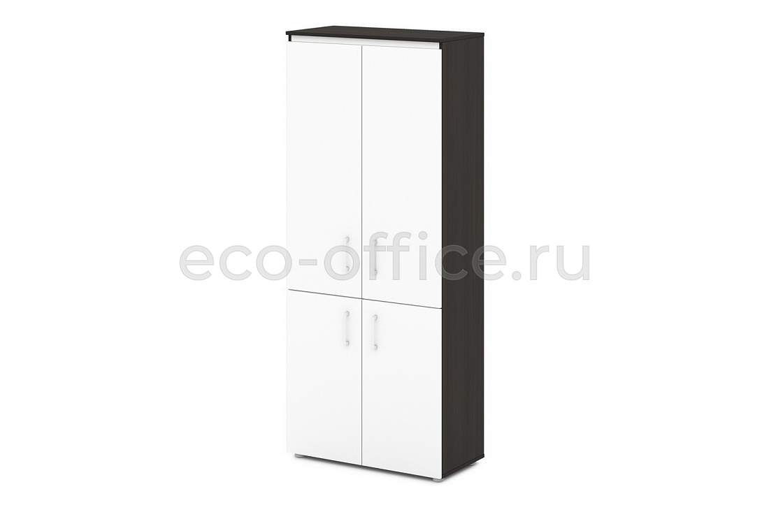 Шкаф для документов закрытый SENTIDA S-602 Дуб Честерфилд / Дуб Честерфилд / Белый  стоимость