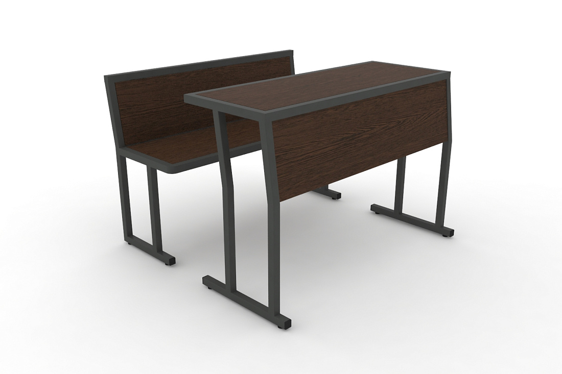 Комплект для первого ряда DESK DKN-1100SPL Венге / Антрацит Металл  стоимость