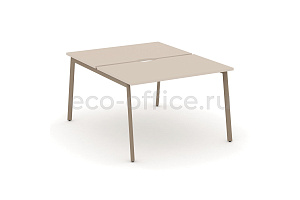Рабочая станция на 2 места ESTETICA ES.D.RS-2.2-VP Капучино фото