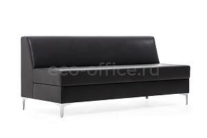 Диван трёхместный NEO 3 135 Ecotex 3001 black Чёрная экокожа фото