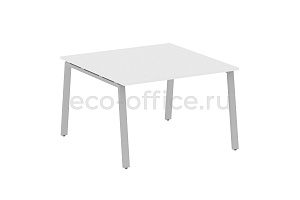 Стол переговорный (1 столешница) METAL SYSTEM STYLE БА.ПРГ-1.2 Белый / Серый металл фото