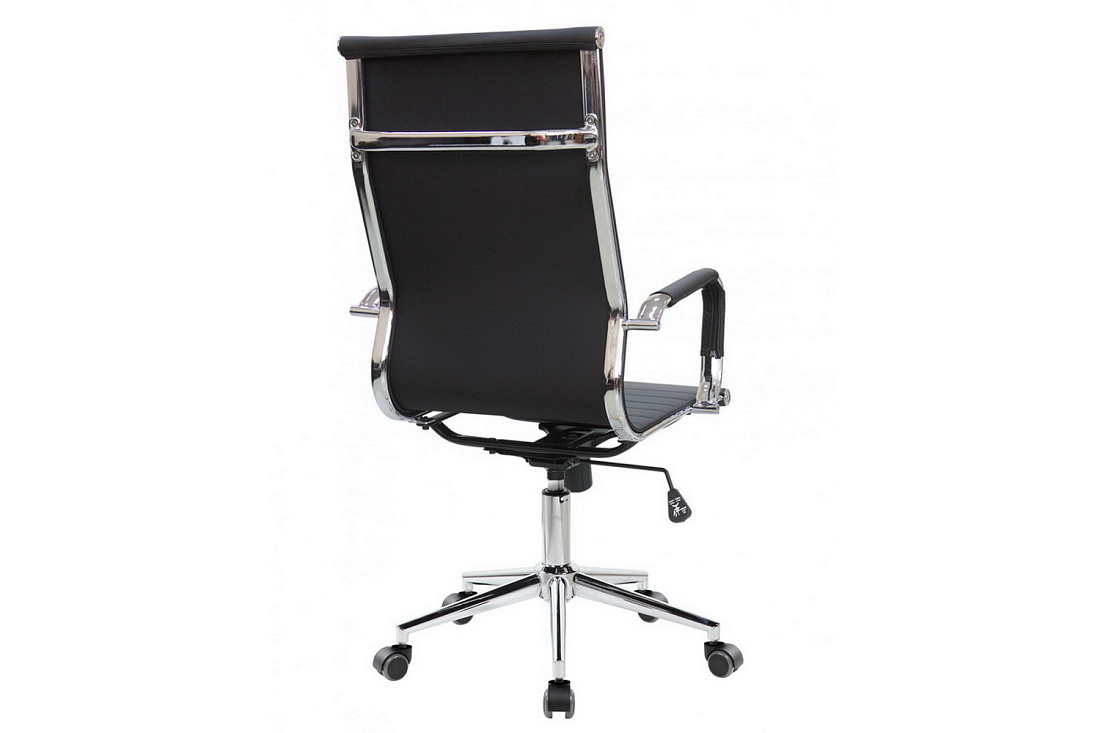 Кресло руководителя RV Chair HUGO 6002-1S Чёрная экокожа  стоимость