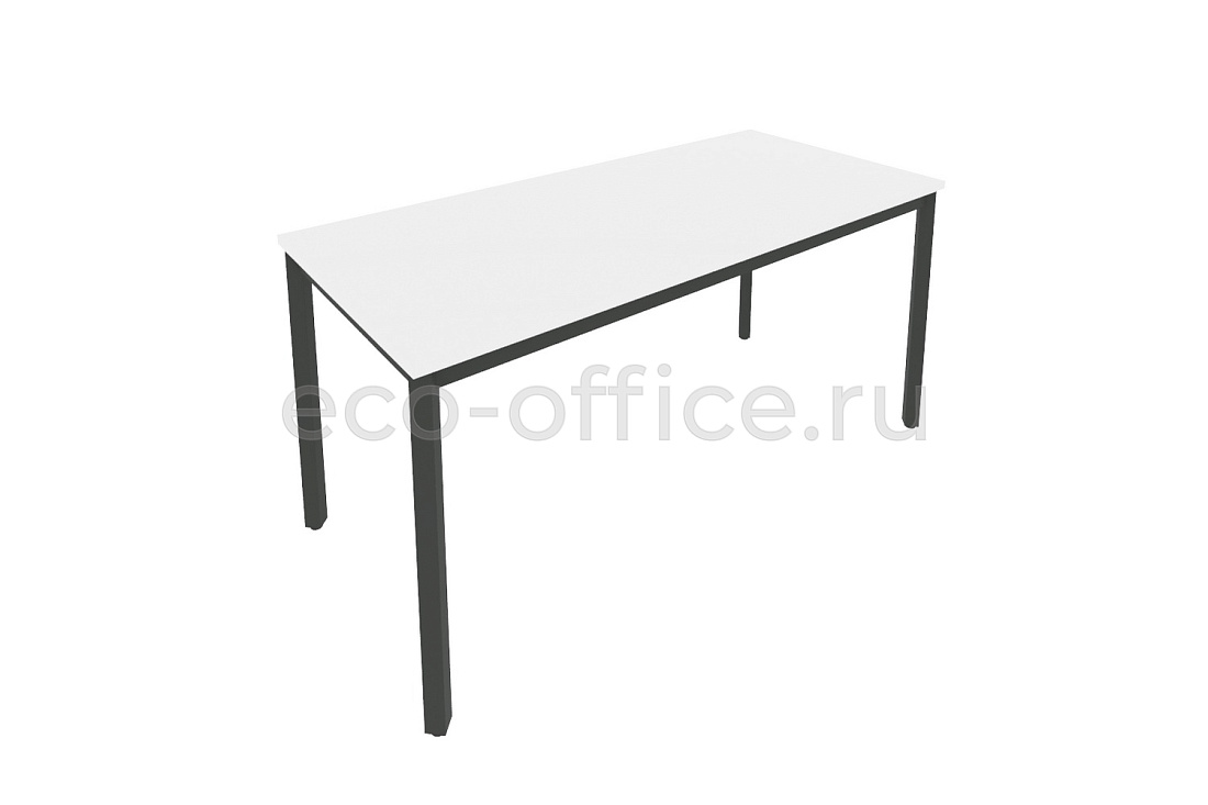 Стол письменный на металлокаркасе SLIM SYSTEM С.СП-6 Белый / Антрацит металл купить в Москве