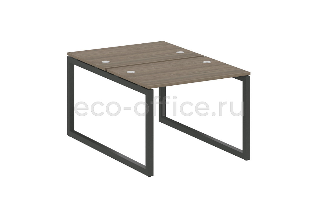 Рабочая станция METAL SYSTEM QUATTRO 5x5 50БО.РАС-СП-2.1 Вяз Благородный / Антрацит металл   стоимость