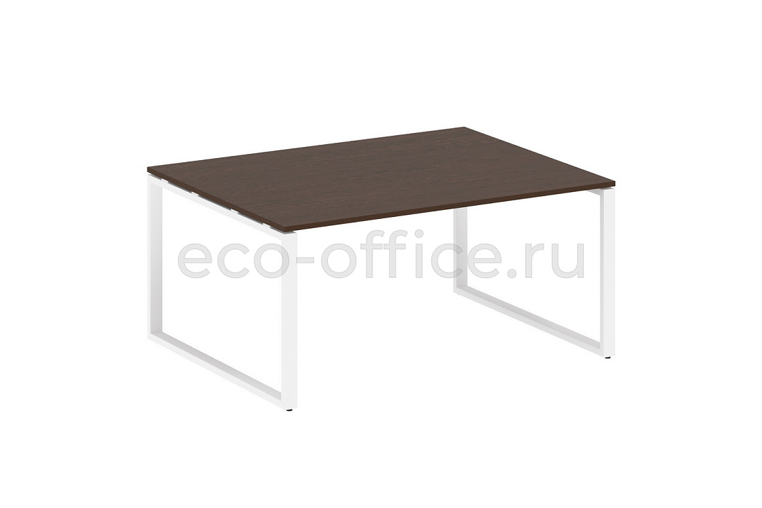 Стол переговорный (1 столешница) METAL SYSTEM STYLE БО.ПРГ-1.4 Венге Цаво / Белый металл  стоимость