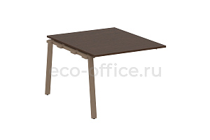 Проходной наборный элемент переговорного стола METAL SYSTEM STYLE БА.ППРГ-1 Венге Цаво / Мокко металл фото