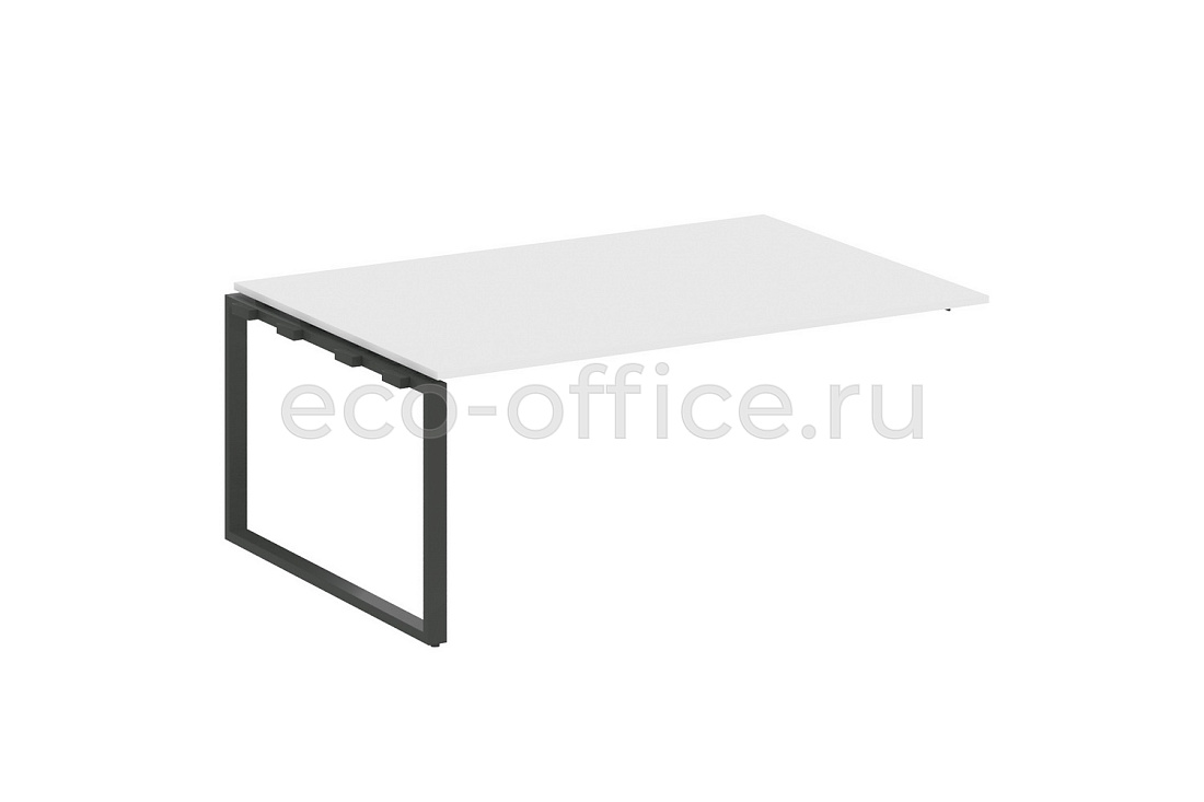 Проходной наборный элемент переговорного стола METAL SYSTEM STYLE БО.ППРГ-5 Белый / Антрацит металл  стоимость