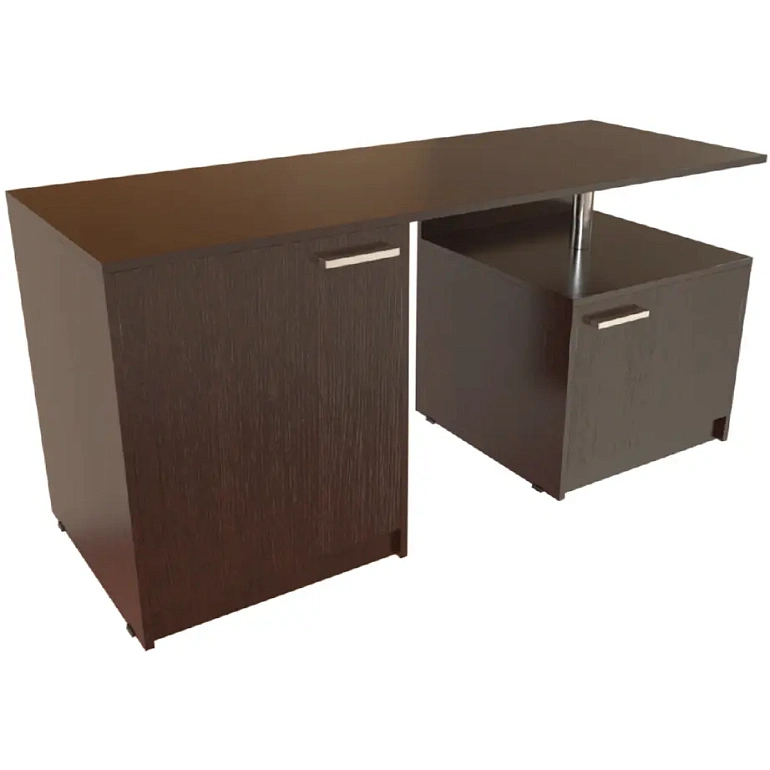 стол с минибаром и тумбой protech т-106 дуб венге фото