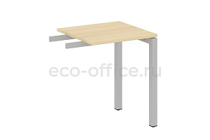 Приставной элемент на П-образном м/к METAL SYSTEM QUATTRO 5x5 50БП.ПР-1 Акация Лорка / Серый металл фото