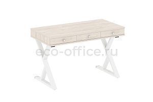 Стол на металлокаркасе HomeOffice VR.SP-1-118.M Денвер Светлый / Белый металл фото