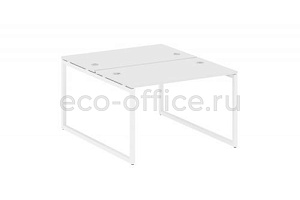 Рабочая станция METAL SYSTEM QUATTRO 4x4 40БО.РАС-СП-2.2 Белый / Белый металл фото