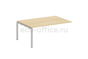 Проходной наборный элемент переговорного стола METAL SYSTEM STYLE БП.ППРГ-5 Акация Лорка / Серый металл фото