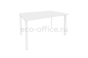 Стол переговорный (1 столешница) ONIX O.MP-PRG-1.3 Белый Бриллиант / Белый металл фото