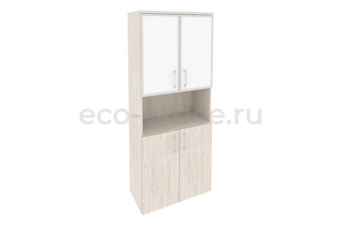 Шкаф высокий широкий ONIX O.ST-1.4 R white Денвер Светлый купить в Москве