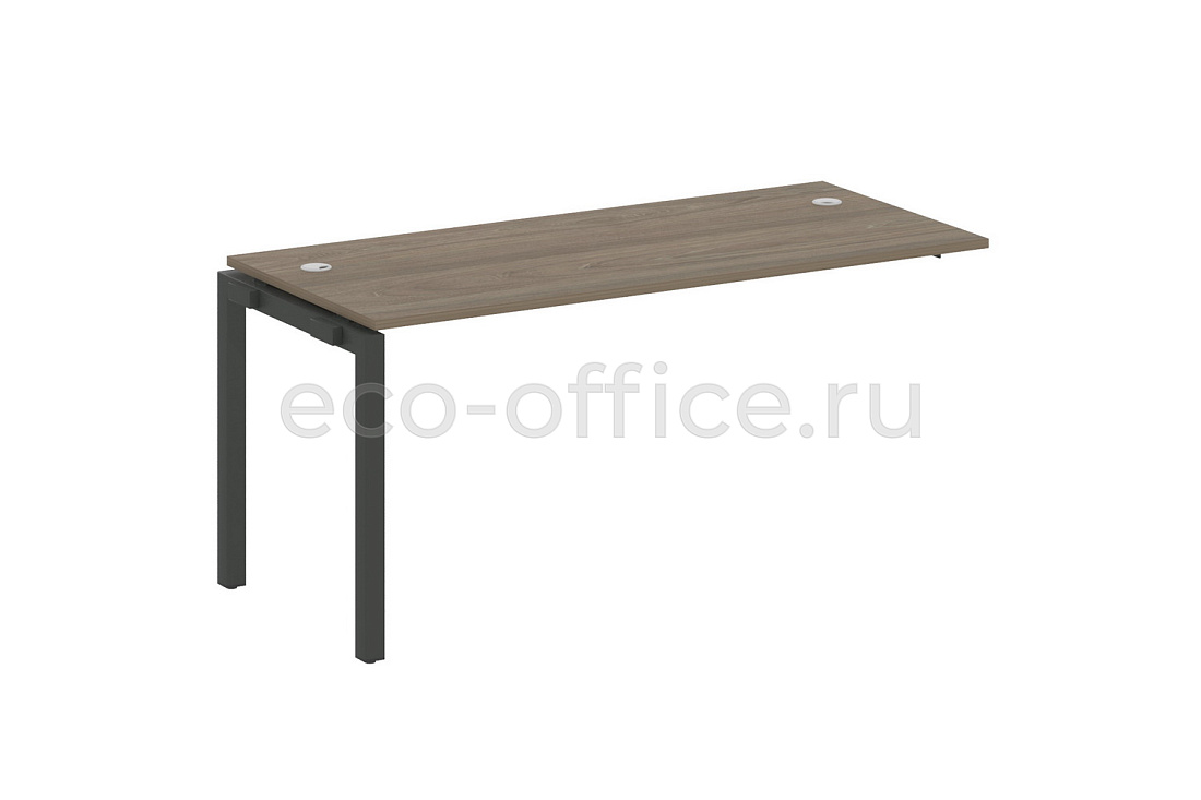 Проходной наборный элемент METAL SYSTEM QUATTRO 5x5 50БП.ПРС-СП-1.4 Вяз Благородный / Антрацит металл  купить в Москве