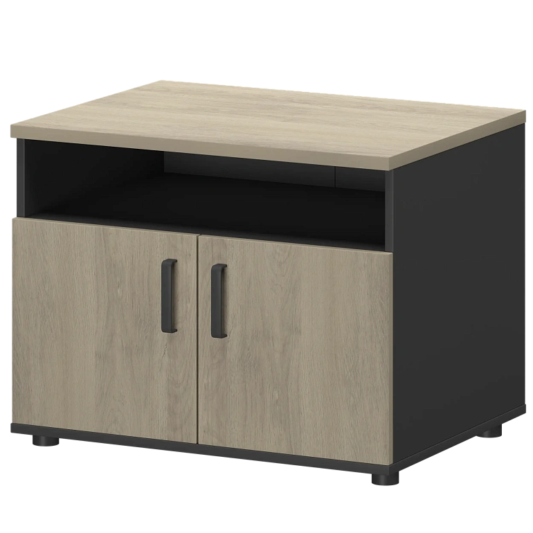 тумба для оргтехники protech смт-2дн тип2 графит/кронберг фото