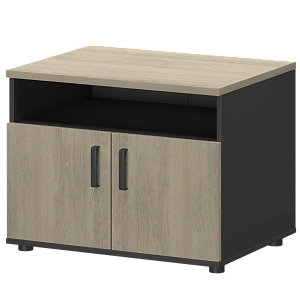 Тумба для оргтехники Protech СМТ-2ДН Тип2 Графит/Кронберг фото