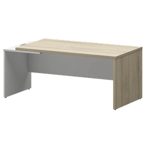 Стол руководителя левый Protech KZ-18L Кронберг/Белый фото