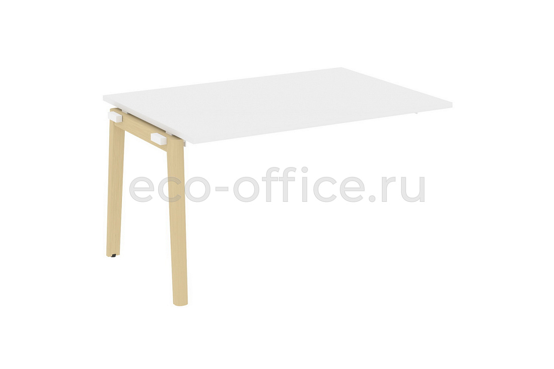 Проходной наборный элемент переговорного стола ONIX WOOD OW.NPRG-3 Белый Бриллиант / Дуб Светлый  стоимость