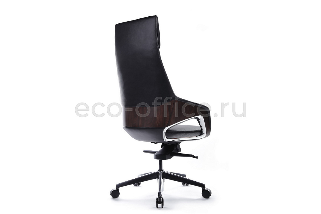 Кресло руководителя RV Design AURA FK005-A Чёрная кожа  стоимость