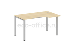 Стол криволинейный правый METAL SYSTEM STYLE БП.СА-2 (R) Акация Лорка / Серый металл фото