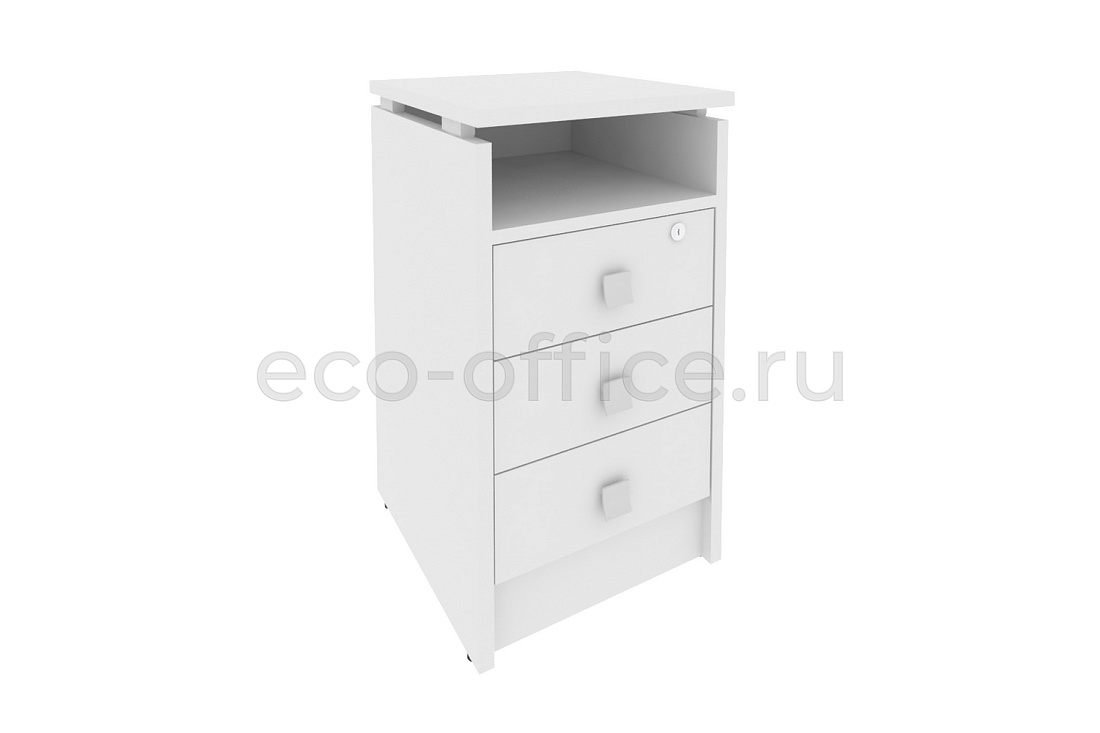 Тумба приставная STYLE Л.ТП-4F Белый купить в Москве