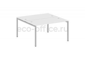Рабочая станция METAL SYSTEM QUATTRO 4x4 40БП.РАС-СП-2.3 Белый / Серый металл фото