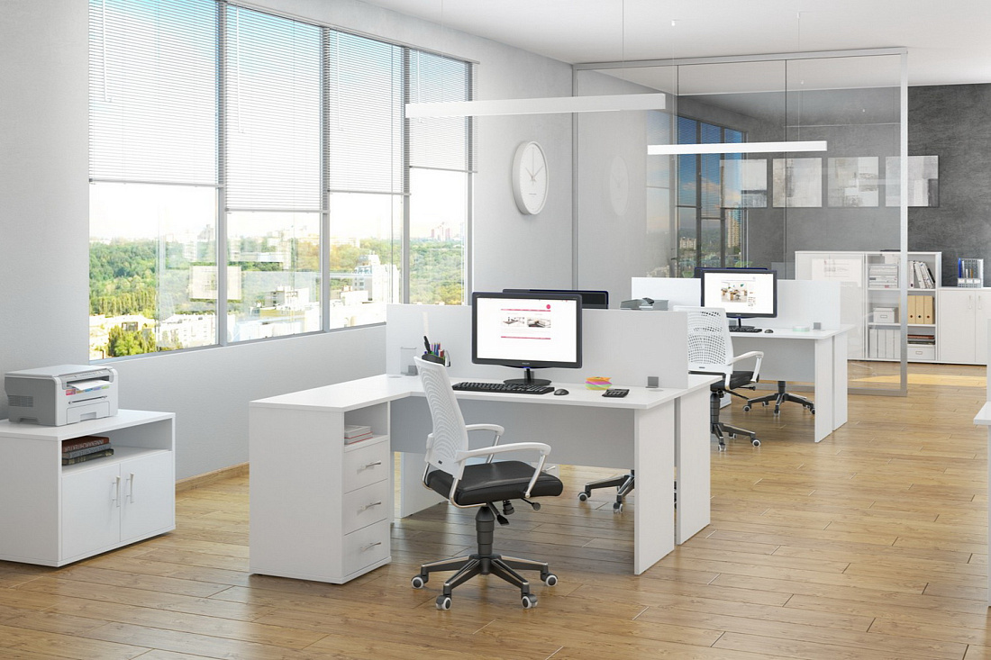 мебель для персонала trend белый фото