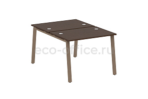 Рабочая станция METAL SYSTEM STYLE БА.РАС-СП-2.1 Венге Цаво / Мокко металл фото