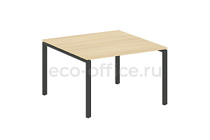 Стол переговорный (1 столешница) METAL SYSTEM STYLE БП.ПРГ-1.2 Акация Лорка / Антрацит металл фото