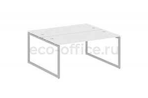Рабочая станция METAL SYSTEM QUATTRO 4x4 40БО.РАС-СП-2.4 Белый / Серый металл фото