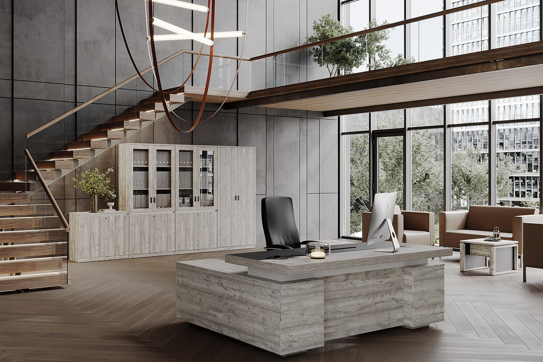 кабинет руководителя liverpool дуб нордик фото