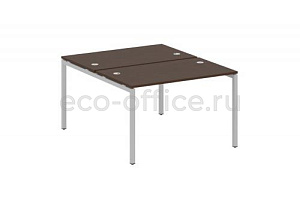 Рабочая станция METAL SYSTEM QUATTRO 4x4 40БП.РАС-СП-2.2 Венге Цаво / Серый металл фото