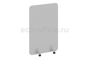 Перегородка на металлических опорах, на роликах R-LINE DP.R-100-150 Серый фото