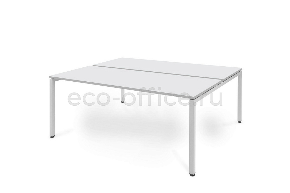 Бенч на 2 рабочих места TOUR LIGHT 119S109 W3 (9003) Белый  стоимость