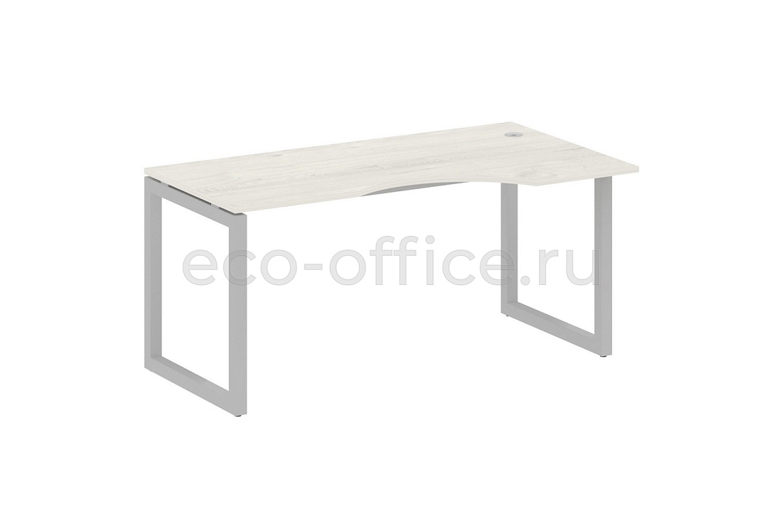 Стол криволинейный правый METAL SYSTEM QUATTRO 5x5 50БО.СА-1 Пр Дуб Наварра / Серый металл  стоимость