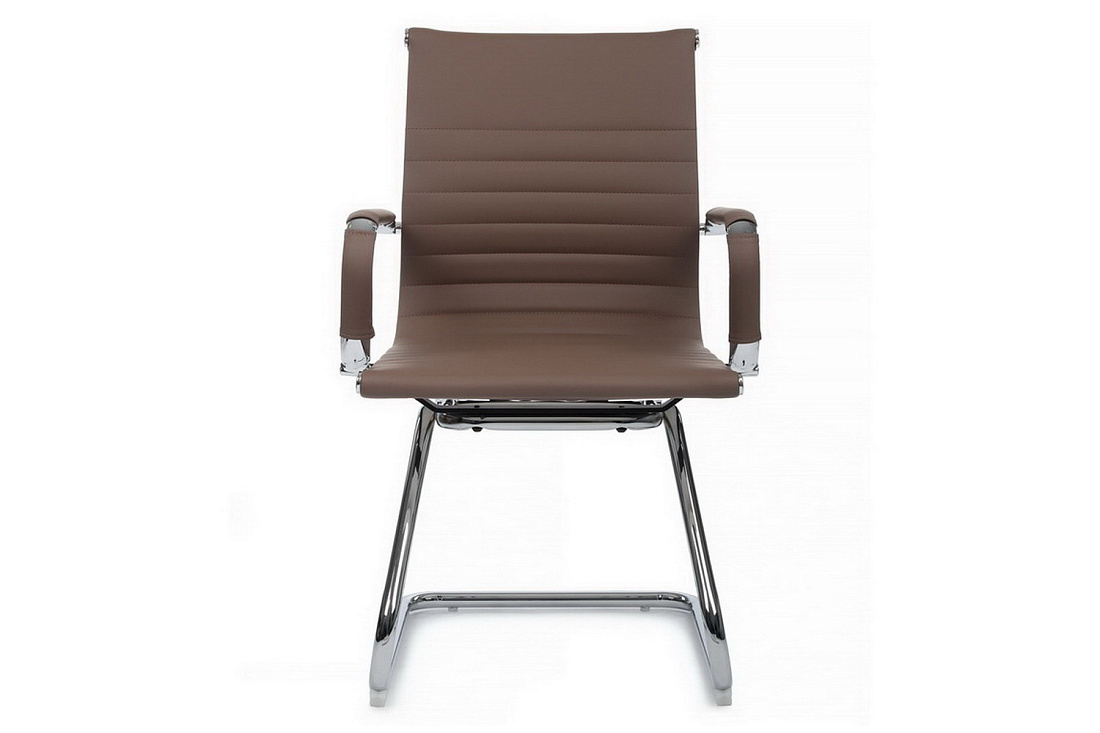 Конференц-кресло RV Chair HUGO 6002-3E Коричневая экокожа  стоимость