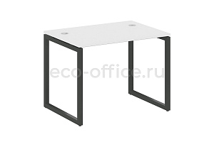 Стол письменный METAL SYSTEM QUATTRO 4x4 40БО.СП-1 Белый / Антрацит металл фото