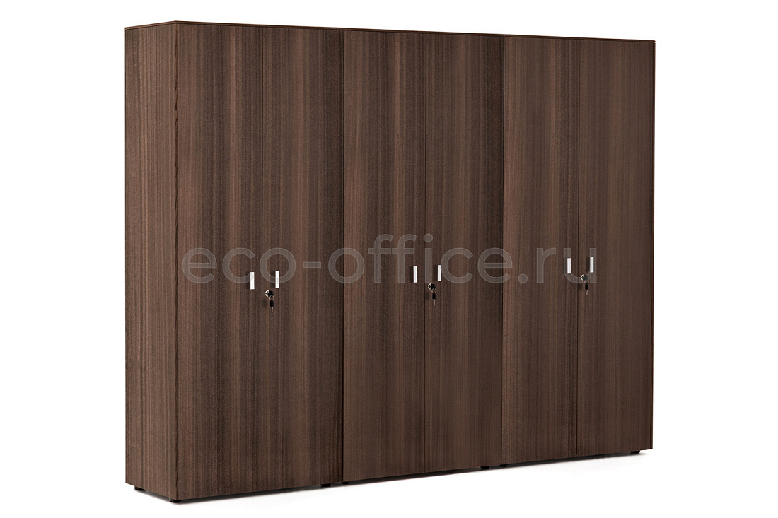 Шкаф для бумаг х2 + гардероб ENZO 109 732 ECL 51 Эвкалипт / Хром металл  стоимость