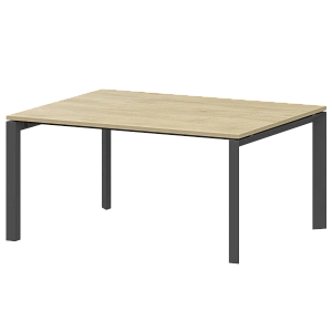 Стол переговорный на металлокаркасе Protech НТМП.П.140.11 Баттл Рок/Белый фото