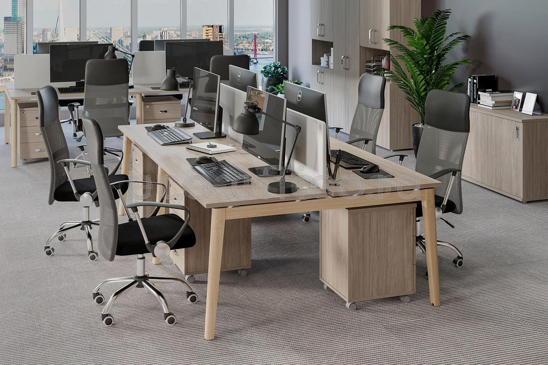 Мебель для персонала ONIX WOOD Дуб Аттик / Дуб Светлый  стоимость