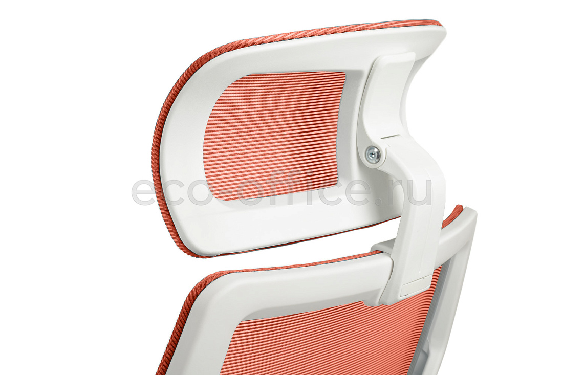 Кресло RV Chair OLIVER W-203 AC Белый пластик / Оранжевая ткань стоимость