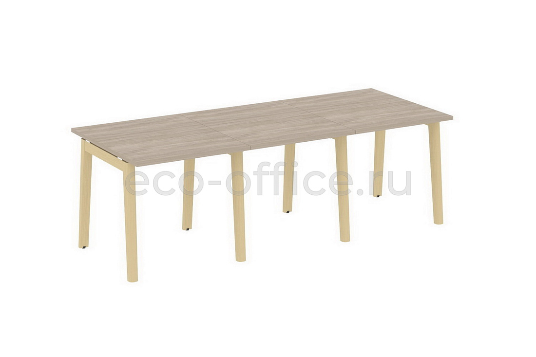 Стол переговорный (3 столешницы) ONIX WOOD OW.PRG-3.0 Дуб Аттик / Дуб Светлый  стоимость