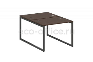 Рабочая станция METAL SYSTEM QUATTRO 4x4 40БО.РАС-СП-2.1 Венге Цаво / Антрацит металл фото