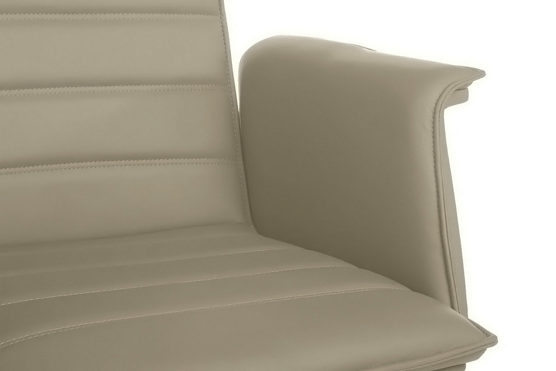 Кресло руководителя RV Design RUBENS-M B1819-2 Светло-серая кожа  стоимость