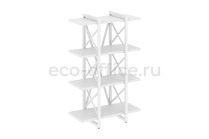 Стеллаж на регулируемых опорах LOFT VR.L-MST.O-4.4V Белый Бриллиант / Белый металл фото