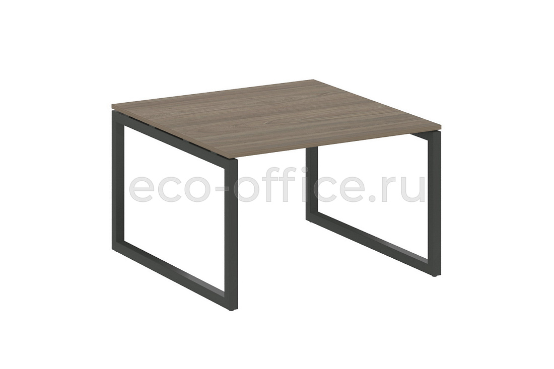 Стол переговорный (1 столешница) METAL SYSTEM QUATTRO 5x5 50БО.ПРГ-1.2 Вяз Благородный / Антрацит металл   стоимость