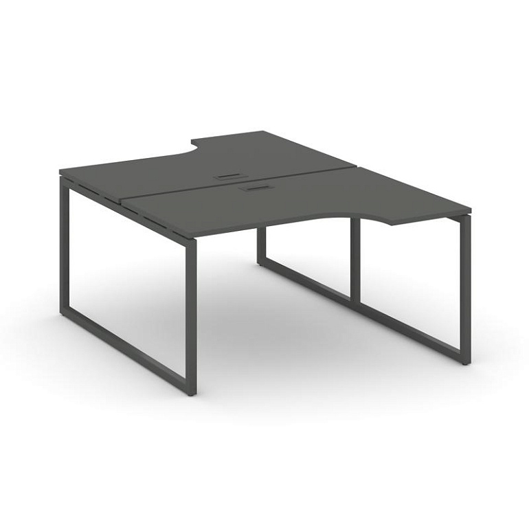 рабочая станция эргоном. style project sn-4o.drpa-001 антрацит/металл антрацит фото