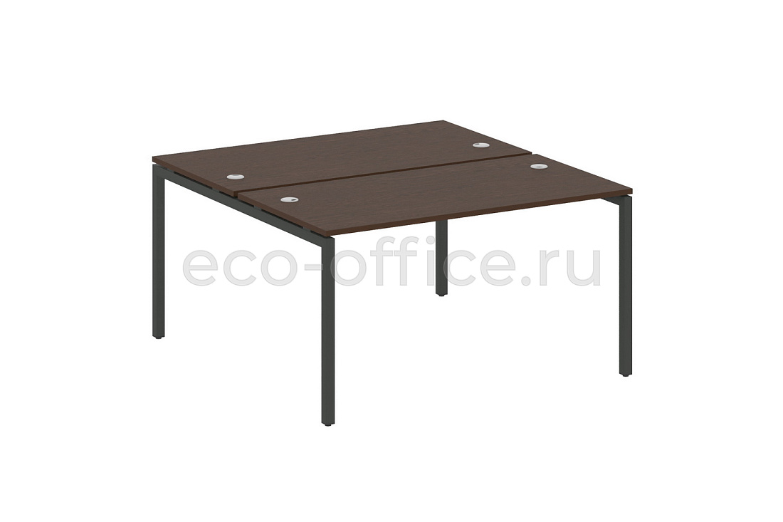Рабочая станция METAL SYSTEM QUATTRO 4x4 40БП.РАС-СП-2.3 Венге Цаво / Антрацит металл  стоимость