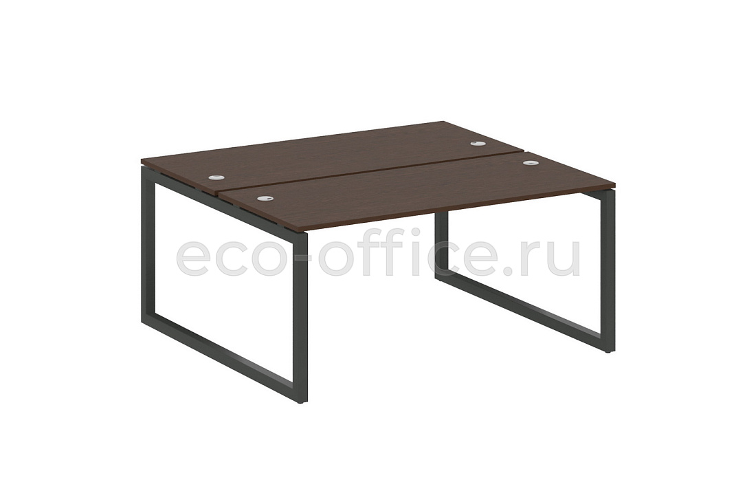 Рабочая станция METAL SYSTEM QUATTRO 5x5 50БО.РАС-СП-2.4 Венге Цаво / Антрацит металл  стоимость